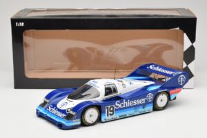 Porsche 956K Group C #19 Brun Motorsport Schiesser S. Bellof / T. Boutsen 1000km Hockenheim 1985 Minichamps 1:18 155856619 Fé – 6. kép a 6-ből