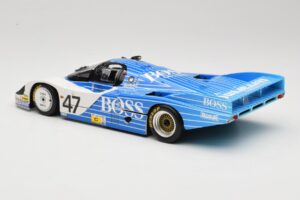 Porsche 956L #47 Hugo Boss V. Merl / H. Grohs / A. Plankenhorn 24 Hours of Le Mans 1984 Minichamps 1:18 183846947 Fém – 7. kép a 8-ből