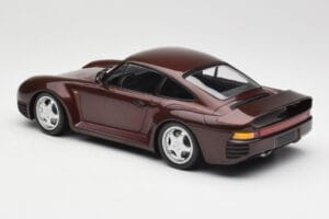 Porsche 959 Dark Red Metallic Minichamps 1:18 155066204 Fém – 4. kép a 6-ből