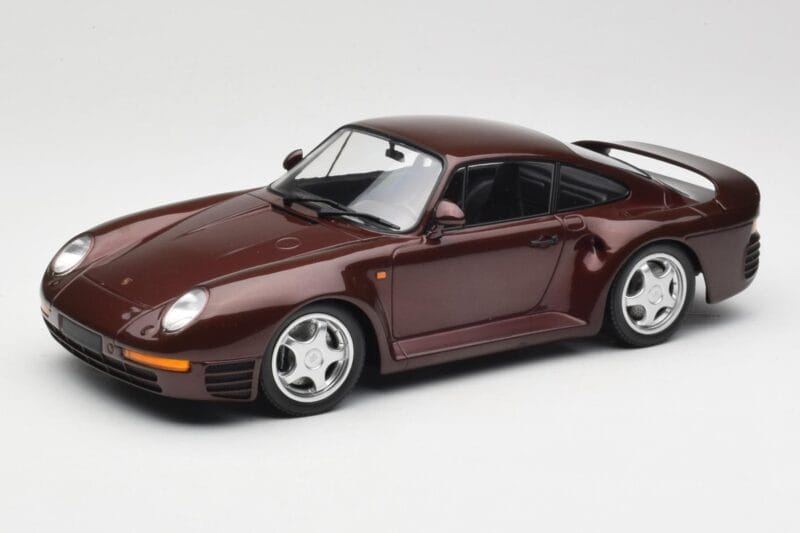Porsche 959 Dark Red Metallic Minichamps 1:18 155066204 Fém