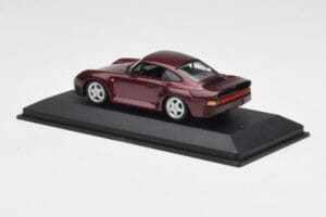 Porsche 959 Dark Red Metallic Minichamps 1:43 400062525 Fém – 3. kép a 4-ből
