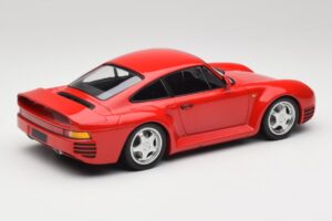 Porsche 959 Guards Piros Minichamps 1:18 155066200 Fém – 2. kép a 6-ből