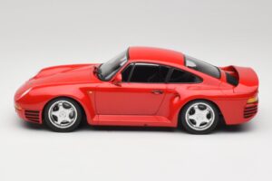 Porsche 959 Guards Piros Minichamps 1:18 155066200 Fém – 3. kép a 6-ből