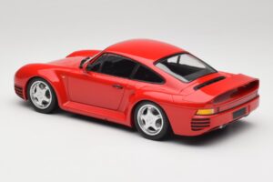 Porsche 959 Guards Piros Minichamps 1:18 155066200 Fém – 5. kép a 6-ből
