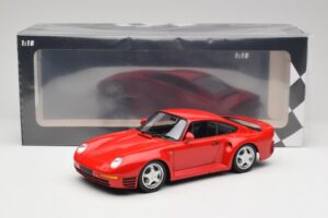 Porsche 959 Guards Piros Minichamps 1:18 155066200 Fém – 6. kép a 6-ből
