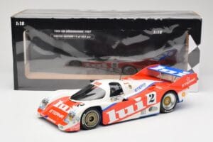 Porsche 962 #2 Brun Motorsport J. Mass / O. Larrauri 1000km Nürburgring 1987 Minichamps 1:18 155876502 Fém – 6. kép a 6-ből