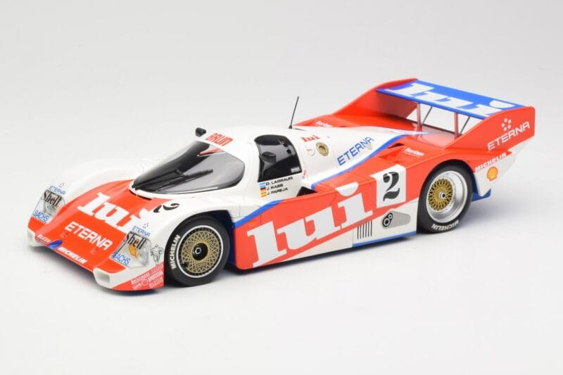 Porsche 962 #2 Brun Motorsport J. Mass / O. Larrauri 1000km Nürburgring 1987 Minichamps 1:18 155876502 Fém