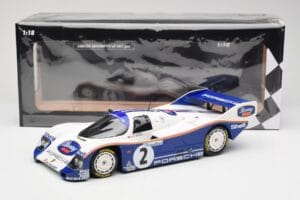 Porsche 962 #2 H-J. Stuck / D. Bell Team Porsche AG Winners 1000km Hockenheim 1985 Minichamps 1:18 155856502 Fém – 6. kép a 6-ből
