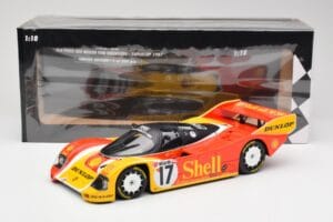 Porsche 962C #17 H-J. Stuck / D. Bell 3rd Place 200 Miles of Nürnberg Supercup 1987 Minichamps 1:18 155876517 Fém – 6. kép a 6-ből