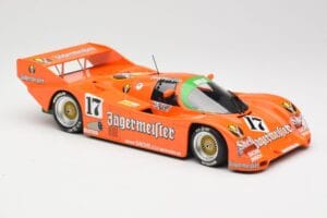 Porsche 962C #17 Jägermeister T. Boutsen / F. Jelinski 1000km Spa 1986 Minichamps 1:18 155866517 Fém – 4. kép a 6-ből