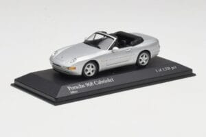 Porsche 968 Ezüst Minichamps 1:43 400062332 Fém – 2. kép a 4-ből