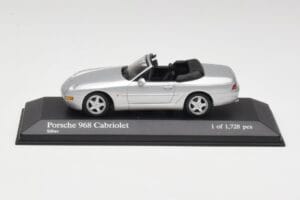 Porsche 968 Ezüst Minichamps 1:43 400062332 Fém