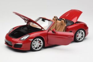 Porsche Boxster 981 S Guards Piros Minichamps 1:18 110062031 Fém – 2. kép a 8-ből