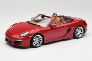 Porsche Boxster 981 S Guards Piros Minichamps 1:18 110062031 Fém