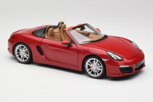 Porsche Boxster 981 S Guards Piros Minichamps 1:18 110062031 Fém – 6. kép a 8-ből