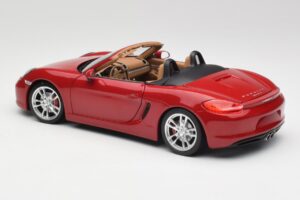 Porsche Boxster 981 S Guards Piros Minichamps 1:18 110062031 Fém – 7. kép a 8-ből