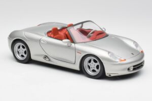 Porsche Boxster 986 Ezüst Maisto 1:18 37800-M3 Fém – 6. kép a 8-ből