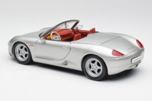 Porsche Boxster 986 Ezüst Maisto 1:18 37800-M3 Fém – 7. kép a 8-ből
