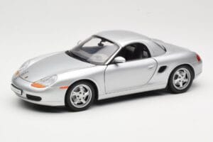 Porsche Boxster 986 Hard Top Ezüst UT Models 1:18 27854 Fém