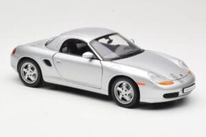 Porsche Boxster 986 Hard Top Ezüst UT Models 1:18 27854 Fém – 6. kép a 8-ből