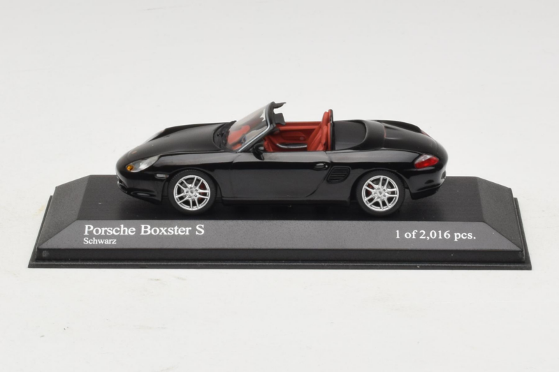 Porsche Boxster 986 S Fekete Minichamps 1:43 400062070 Fém