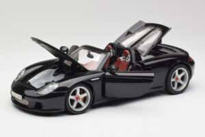 Porsche Carrera GT Fekete Maisto 1:18 36665 Fém – 2. kép a 8-ből