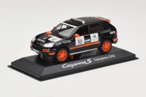 Porsche Cayenne 955 S Transsyberia #10 Fekete Narancssárga 2008 Minichamps 1:43 WAP02001819 Fém – 2. kép a 4-ből