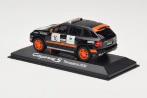 Porsche Cayenne 955 S Transsyberia #10 Fekete Narancssárga 2008 Minichamps 1:43 WAP02001819 Fém – 3. kép a 4-ből