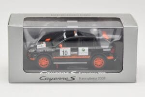Porsche Cayenne 955 S Transsyberia #10 Fekete Narancssárga 2008 Minichamps 1:43 WAP02001819 Fém – 4. kép a 4-ből