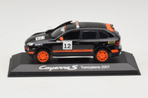 Porsche Cayenne S #12 Transsyberia 2007 Fekete Narancssárga Minichamps 1:43 WAP02000918 Fém
