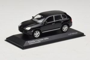 Porsche Cayenne 955 Turbo Black Metallic Minichamps 1:43 400061080 Fém – 2. kép a 5-ből