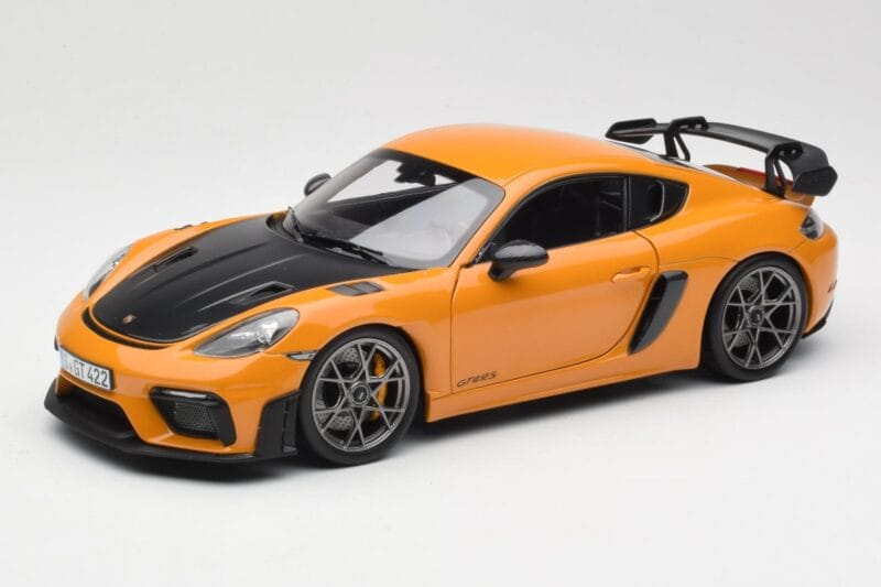 Porsche Cayman GT4 RS 982 Weissach Package Bahama Yellow Norev 1:18 187252 Fém