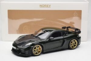 Porsche Cayman GT4 RS 982 Weissach Package Brewster Green Norev 1:18 187250 Fém – 8. kép a 8-ből