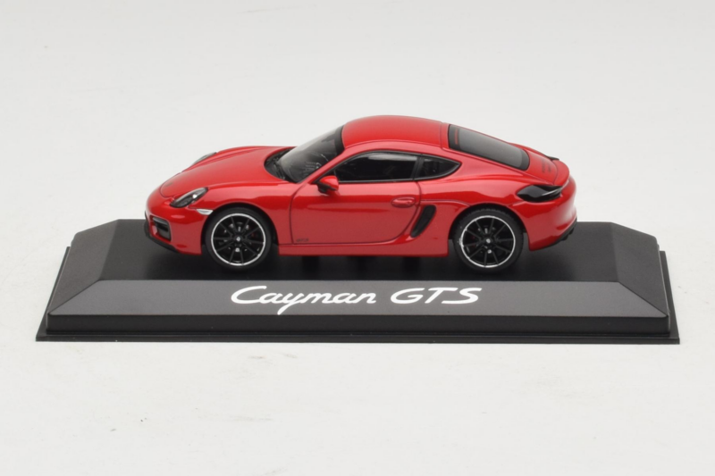 Porsche Cayman 981 GTS Piros Minichamps 1:43 WAP0200150E Fém