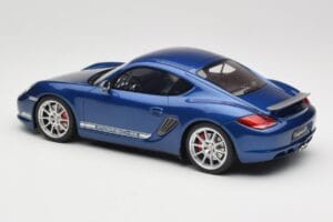 Porsche Cayman R 987.2 Aqua Blue Metallic GT Spirit 1:18 GT901 Gyanta – 5. kép a 6-ből