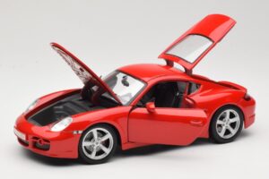 Porsche Cayman S 987.2 Piros Maisto 1:18 31122 Fém – 2. kép a 8-ből