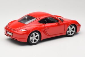 Porsche Cayman S 987.2 Piros Maisto 1:18 31122 Fém – 3. kép a 8-ből