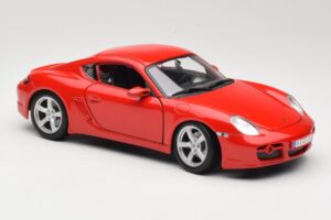 Porsche Cayman S 987.2 Piros Maisto 1:18 31122 Fém – 6. kép a 8-ből
