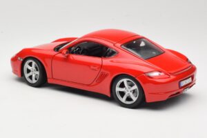 Porsche Cayman S 987.2 Piros Maisto 1:18 31122 Fém – 7. kép a 8-ből