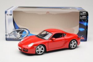 Porsche Cayman S 987.2 Piros Maisto 1:18 31122 Fém – 8. kép a 8-ből