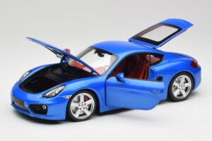 Porsche Cayman 981 S Aqua Kék Metál Minichamps 1:18 110062221 Fém – 2. kép a 8-ből