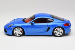 Porsche Cayman 981 S Aqua Kék Metál Minichamps 1:18 110062221 Fém – 4. kép a 8-ből