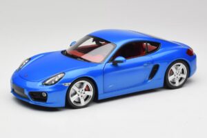 Porsche Cayman 981 S Aqua Kék Metál Minichamps 1:18 110062221 Fém