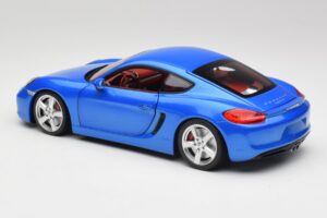 Porsche Cayman 981 S Aqua Kék Metál Minichamps 1:18 110062221 Fém – 7. kép a 8-ből