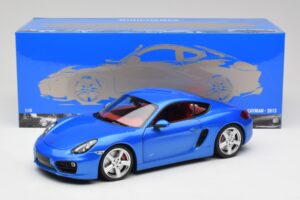 Porsche Cayman 981 S Aqua Kék Metál Minichamps 1:18 110062221 Fém – 8. kép a 8-ből