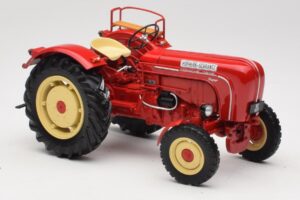 Porsche-Diesel Super Traktor Hofherr Schrantz Piros Minichamps 1:18 109183071 Fém – 6. kép a 8-ből