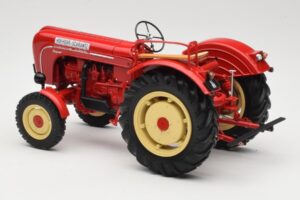 Porsche-Diesel Super Traktor Hofherr Schrantz Piros Minichamps 1:18 109183071 Fém – 7. kép a 8-ből