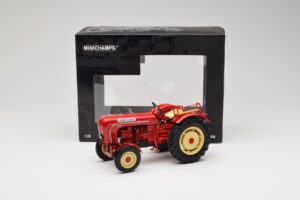 Porsche-Diesel Super Traktor Hofherr Schrantz Piros Minichamps 1:18 109183071 Fém – 8. kép a 8-ből