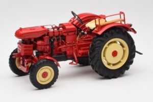 Porsche-Diesel Super Traktor Hofherr Schrantz Piros Minichamps 1:18 109183071 Fém – 2. kép a 8-ből