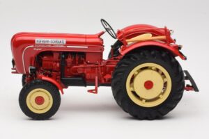 Porsche-Diesel Super Traktor Hofherr Schrantz Piros Minichamps 1:18 109183071 Fém – 4. kép a 8-ből